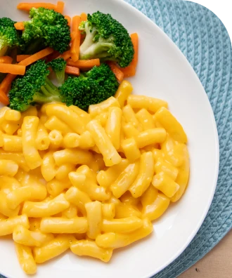 Mac & Cheese with vegetables