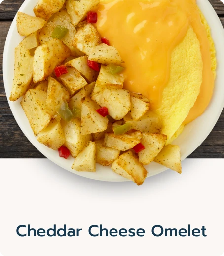 cheddar cheese omelette